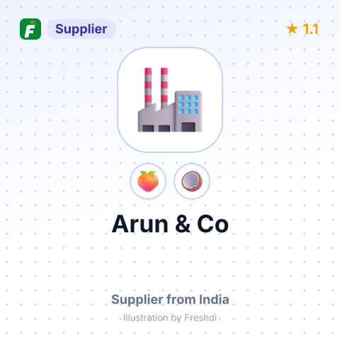 Arun & Co  – summary card, no photo uploaded yet