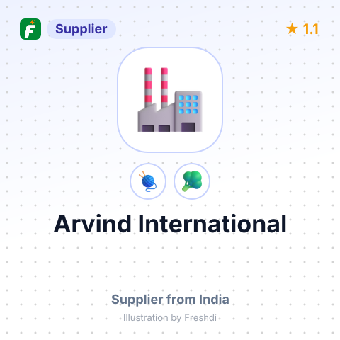 Arvind International  – summary card, no photo uploaded yet