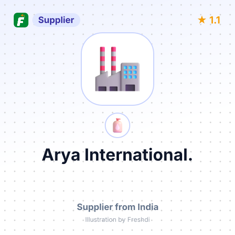 Arya International. – summary card, no photo uploaded yet