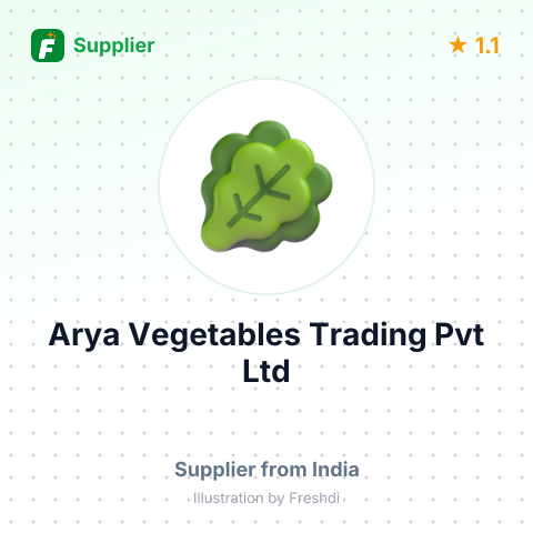 Arya Vegetables Trading Pvt Ltd – summary card, no photo uploaded yet