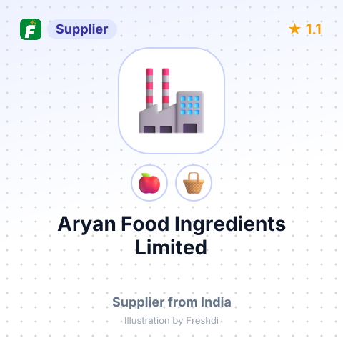 Aryan Food Ingredients Limited  – summary card, no photo uploaded yet