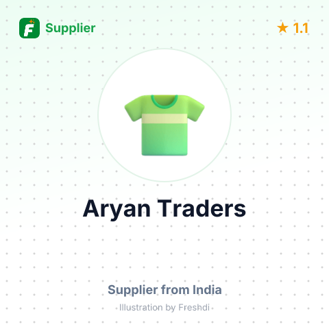 Aryan Traders – summary card, no photo uploaded yet