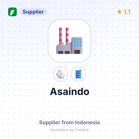 Asaindo – summary card, no photo uploaded yet