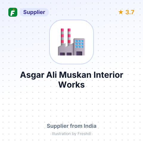 Asgar Ali Muskan Interior Works – summary card, no photo uploaded yet