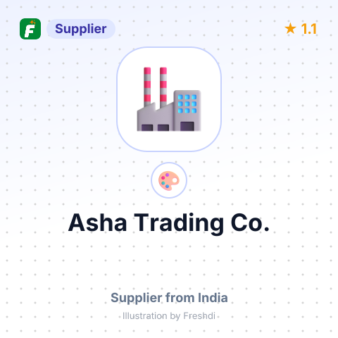 Asha Trading Co.  – summary card, no photo uploaded yet