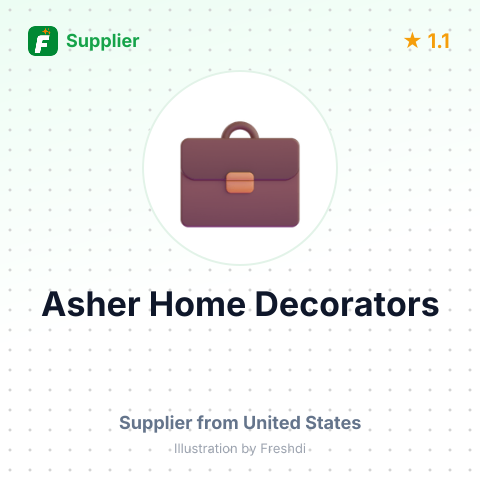 Asher Home Decorators – summary card, no photo uploaded yet
