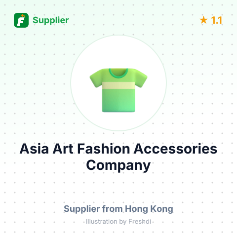 Asia Art Fashion Accessories Company – summary card, no photo uploaded yet