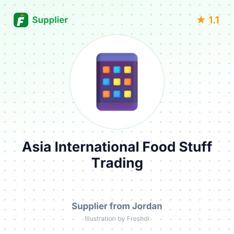 Asia International Food Stuff Trading  – summary card, no photo uploaded yet