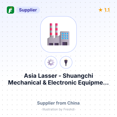 Asia Lasser - Shuangchi Mechanical & Electronic Equipment Co.,Ltd. – summary card, no photo uploaded yet