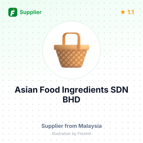 Asian Food Ingredients SDN BHD  – summary card, no photo uploaded yet