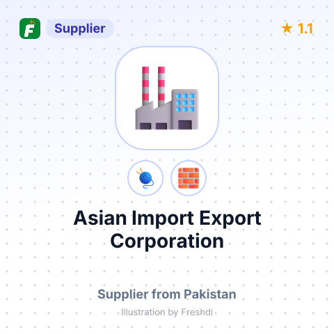 Asian Import Export Corporation – summary card, no photo uploaded yet