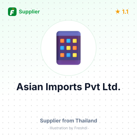 Asian Imports Pvt Ltd.  – summary card, no photo uploaded yet