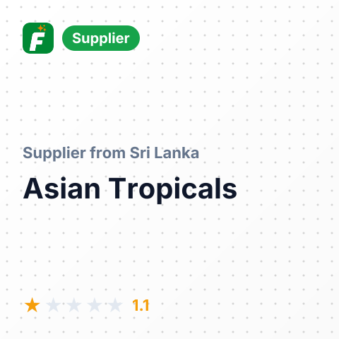 Asian Tropicals  – summary card, no photo uploaded yet