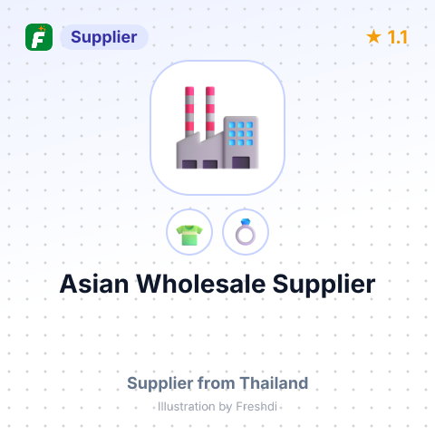 Asian Wholesale Supplier – summary card, no photo uploaded yet