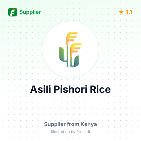 Asili Pishori Rice  – summary card, no photo uploaded yet