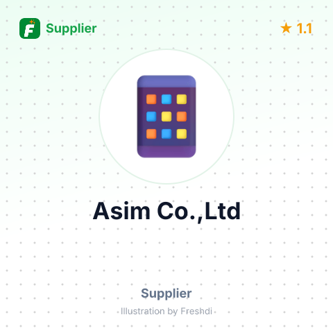 Asim Co.,Ltd – summary card, no photo uploaded yet