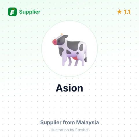 Asion – summary card, no photo uploaded yet
