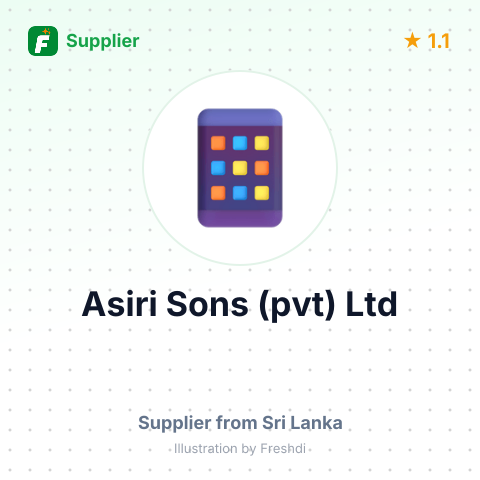 Asiri Sons (pvt) Ltd  – summary card, no photo uploaded yet
