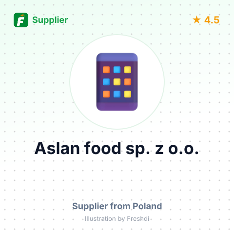 Aslan food sp. z o.o. – summary card, no photo uploaded yet