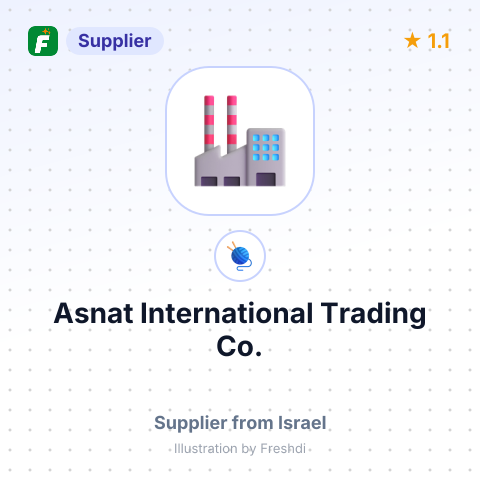 Asnat International Trading Co. – summary card, no photo uploaded yet