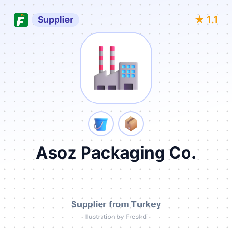 Asoz Packaging Co. – summary card, no photo uploaded yet