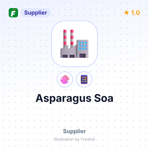 Asparagus Soa – summary card, no photo uploaded yet