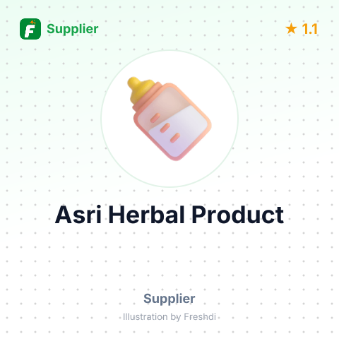 Asri Herbal Product – summary card, no photo uploaded yet