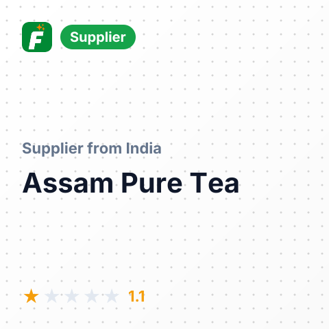 Assam Pure Tea  – summary card, no photo uploaded yet