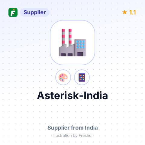 Asterisk-India – summary card, no photo uploaded yet