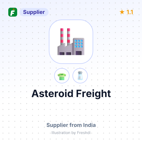 Asteroid Freight  – summary card, no photo uploaded yet