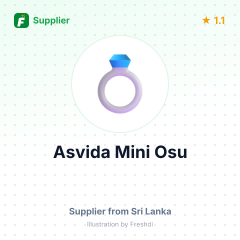 Asvida Mini Osu – summary card, no photo uploaded yet