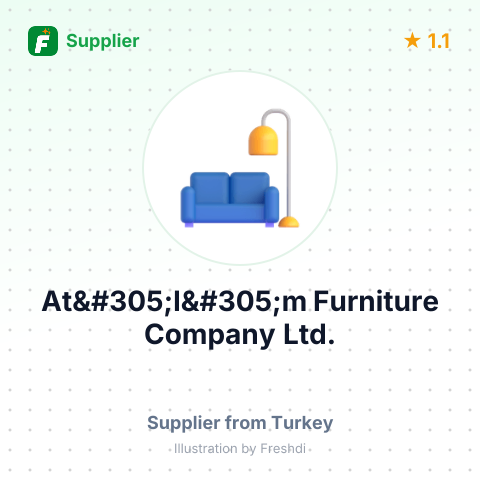 Atılım Furniture Company Ltd. – summary card, no photo uploaded yet