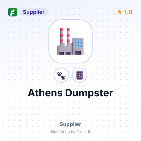 Athens Dumpster – summary card, no photo uploaded yet
