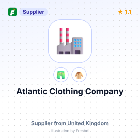 Atlantic Clothing Company – summary card, no photo uploaded yet