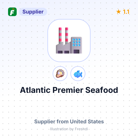 Atlantic Premier Seafood – summary card, no photo uploaded yet