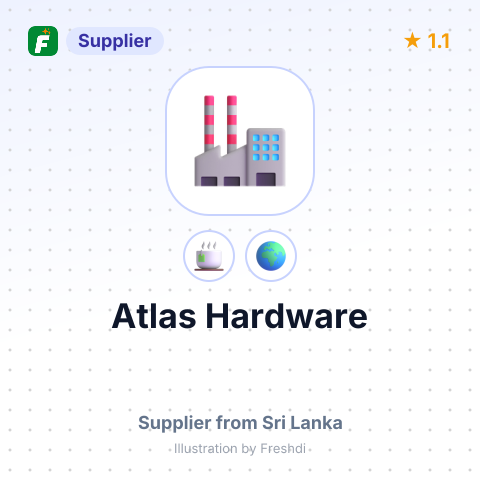 Atlas Hardware  – summary card, no photo uploaded yet