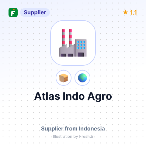 Atlas Indo Agro  – summary card, no photo uploaded yet