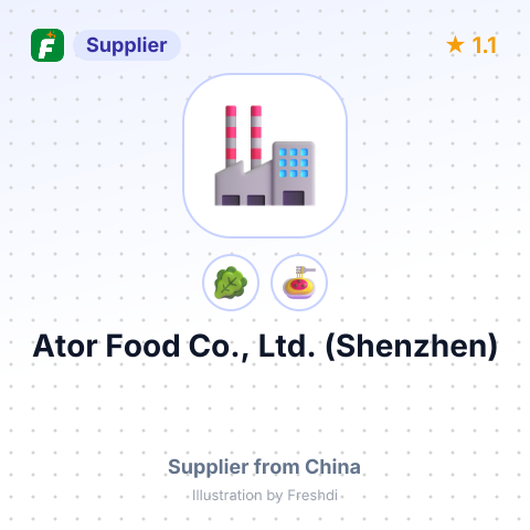 Ator Food Co., Ltd. (Shenzhen) – summary card, no photo uploaded yet