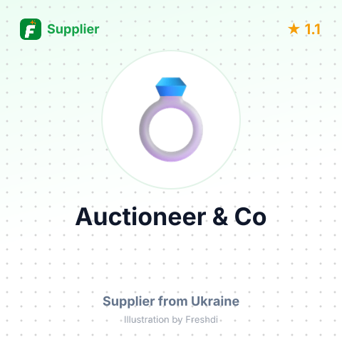 Auctioneer & Co – summary card, no photo uploaded yet