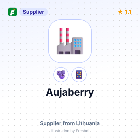 Aujaberry  – summary card, no photo uploaded yet