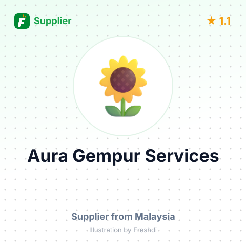 Aura Gempur Services  – summary card, no photo uploaded yet