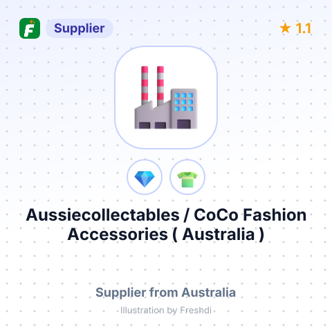 Aussiecollectables / CoCo Fashion Accessories ( Australia ) – summary card, no photo uploaded yet