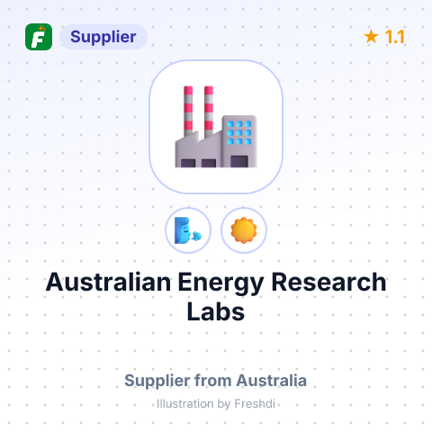 Australian Energy Research Labs – summary card, no photo uploaded yet