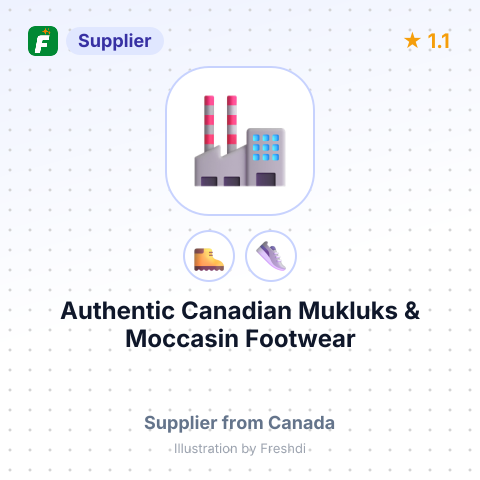 Authentic Canadian Mukluks & Moccasin Footwear – summary card, no photo uploaded yet