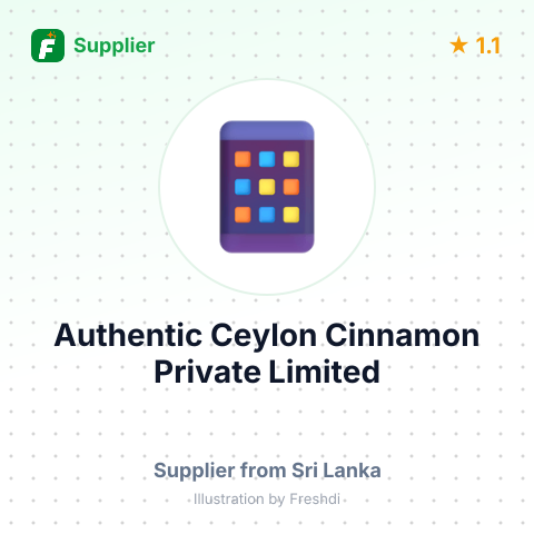 Authentic Ceylon Cinnamon Private Limited  – summary card, no photo uploaded yet