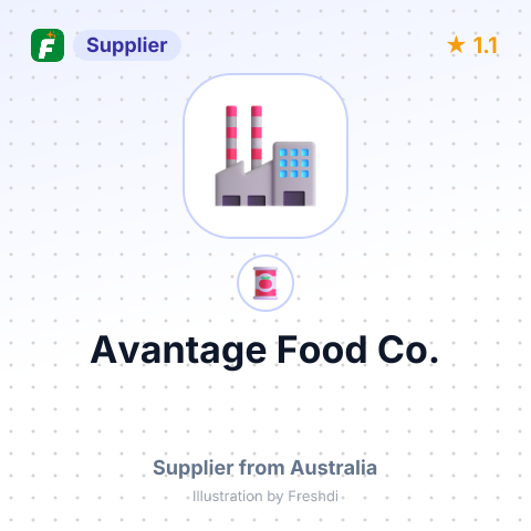 Avantage Food Co.  – summary card, no photo uploaded yet