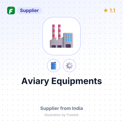 Aviary Equipments – summary card, no photo uploaded yet