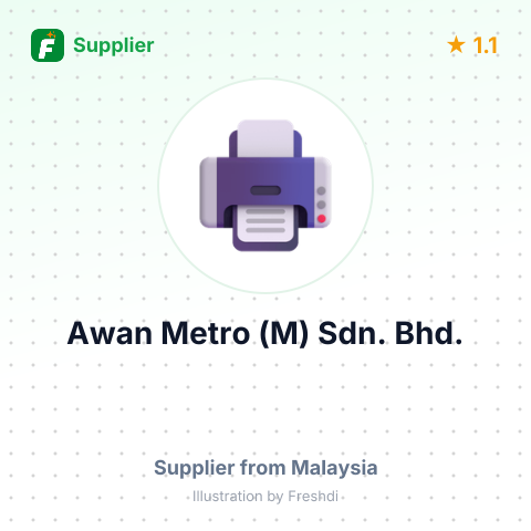 Awan Metro (M) Sdn. Bhd. – summary card, no photo uploaded yet