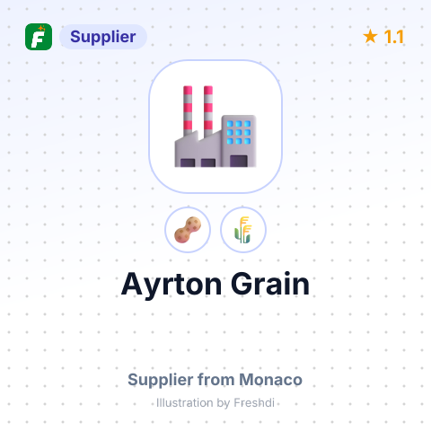 Ayrton Grain  – summary card, no photo uploaded yet
