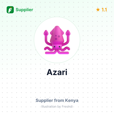 Azari  – summary card, no photo uploaded yet